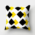 Axyaa Geometric Yellow Pillowcase for Chic Home Decor and Comfort