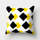 Axyaa Geometric Yellow Pillowcase for Chic Home Decor and Comfort