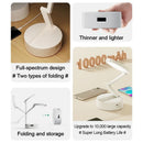 Axyaa Foldable Lamp With Clock USB Charging LED Desk Light