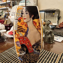 Axyaa Luxury Klimt Kiss Ceramic Vase: Creative European Design for Wedding Decor