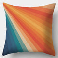Axyaa Geometric Color Splicing Pillowcase 45x45cm Modern Home Decor