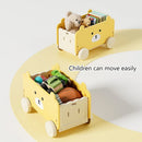 Axyaa Kids Car Toy Organizer Trolly - Large Capacity Storage Box Shelf