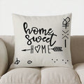 Axyaa Geometric Monochrome Throw Pillow Cover