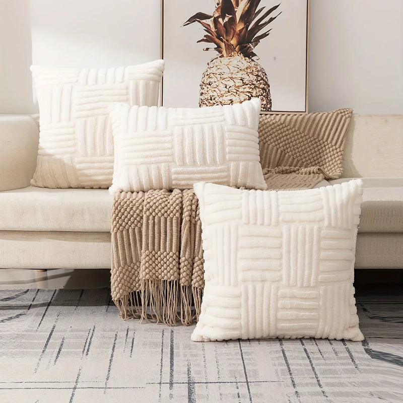 Bohemian Snowflake Velvet Pillow Cover - Axyaa Brand Sofisticated Living Room Decor
