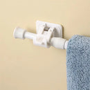 Axyaa Adjustable Metal Curtain Rod 30-110cm Telescopic Shower Poles