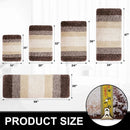 Axyaa Plush Microfiber Bath Mat: Soft, Absorbent, Non-Slip Rug for Bathroom, Shower, Living Room