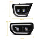 Axyaa LED DRL Turn Signal Lights for Ford Ranger T9 XL XLT Wildtrak