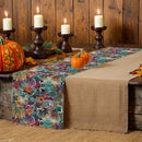 Axyaa Watercolor Mandala Flower Lines Table Runner