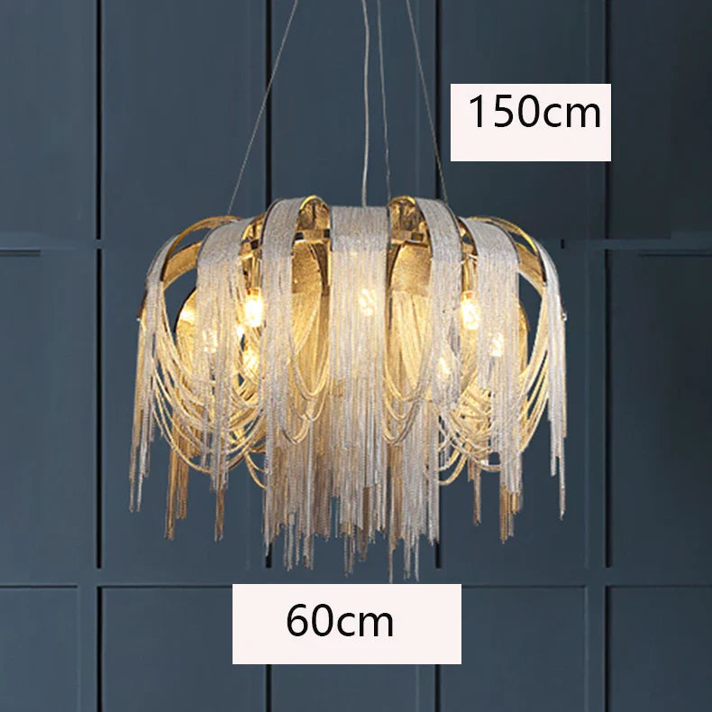 Nordic Pendant Lamp for Dining Room by Axyaa: Indoor Ceiling Lighting Chandelier for Living Room