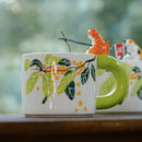 Axya Cartoon Cat Ceramic Mug - Cute Coffee Cup, Breakfast Milk Cup, Creative Gift