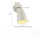 Axyaa Swing Arm LED Wall Light - Nordic Minimalism Bedroom Living Room Lampara Pared
