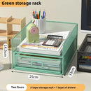 Axyaa File Tray Rack Organizer - Desktop Paper Sorter & Mail Stand