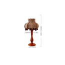 Axyaa Fabric Pumpkin Table Lamp Bedroom Bedside Italian Literary Style Desk Light