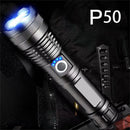 Axya XHP50 LED Flashlight: Rechargeable 18650/26650 Torch