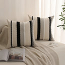 Axyaa Velvet Woven Pillowcase for Home Sofa Decoration