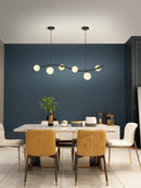 Axyaa Nordic Iron Glass Ball Chandelier LED Light for Home and Business