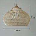 Axyaa Rattan LED Pendant Lamp | Japanese Style Kitchen Island Chandelier