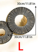 Axyaa Hand Woven Boho Mirror Set for Aesthetic Room Decor