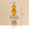 Axyaa Double Glazing Stained Glass Vase Hydroponics Terrarium Home Decoration