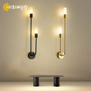 Axyaa Minimalist Gold Black G9 Wall Sconces for Bedroom Stairway Balcony