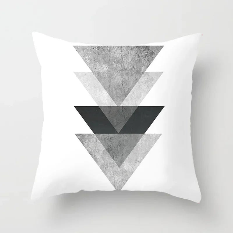 Axyaa Geometric Stripe Printed Pillowcase - Modern Home Decor
