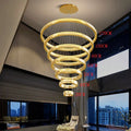 Axyaa Dining Room Crystal Chandelier Pendant Lights Ceiling Lamps Salon Fancy Indoor Lighting