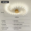 Axyaa Fireworks LED Ceiling Light: Luxury Chandelier for Home, Restaurant, Hotel Lobby