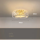 Large Crystal Axyaa LED Chandelier for Living Room & Bedroom Ceiling Lighting