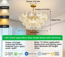 Axyaa Crystal Chandelier: Minimalist Living Room, Bedroom, and Restaurant Lighting