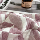 Axyaa Boho Cotton Throw Blanket for Bed Couch All Seasons Lightweight Quilt