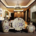 Ceramic Vase Set for Home Decor by Axyaa