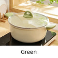 Axyaa 24cm Soup Pot Non Stick Large Capacity Stewing Pot Kitchen Accessory
