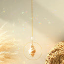 Axyaa Crystal Conch Sun Catcher Prism Garden Decoration Rainbow Light Catcher