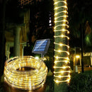 Axyaa Solar Rope Strip Light: Outdoor Waterproof Fairy Light for Garden, Lawn, Tree, Yard