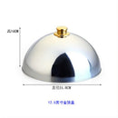 Axya 304 Stainless Steel Plate Lid - Round Cake Steak Cover Tray Pan Wok
