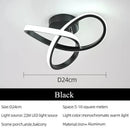 Axyaa Nordic Double Circle LED Lights for Home Indoor Decor