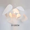 Axyaa Bamboo Barrier Chandelier - Modern Nordic Rattan Art Pendant Light