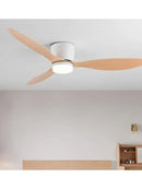 Axyaa Retro Style Low Floor Ceiling Fan for Bedroom and Dining Room