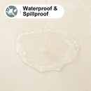 Axyaa Waterproof Vinyl Tablecloth for Kitchen Dinner Party décor