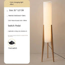 Axyaa Nordic Retro Wood Floor Lamp - Original Design for Living Room Lighting
