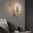 Axya Nordic Crystal LED Wall Lamp for Home Decor and Indoor Lighting