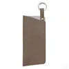 Axyaa Leather Glasses Bag: Dustproof Sunglasses Storage Box - Portable & Versatile Organizer