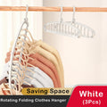 Axyaa Rotating 11-Hole Clothes Hanger: Space-Saving Closet Organizer & Drying Rack