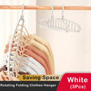 Axyaa Rotating 11-Hole Clothes Hanger & Scarf Organizer