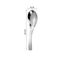 Axyaa 304 Stainless Steel Korean Children Soup Spoon Ice Cream Dessert Fruit Spoons