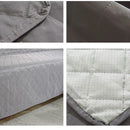 Axyaa Waterproof L Shape Sofa Cover: Non-Slip Couch Slipcover for Pets & Kids