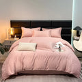Axyaa Jacquard Quilt Cover Set - Breathable Tencel Satin, Double Bed