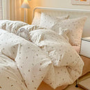 Axyaa Queen Bedding Set - Reactive Printed Polyester Duvet Cover, Bed Sheet & Pillowcase