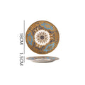 Axyaa Nordic Luxe Court Style Western Food Steak Plate with Dried Fruit