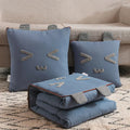 Axyaa Cartoon Pillow Quilt - 2-in-1 Multi-Functional Blanket and Pillow